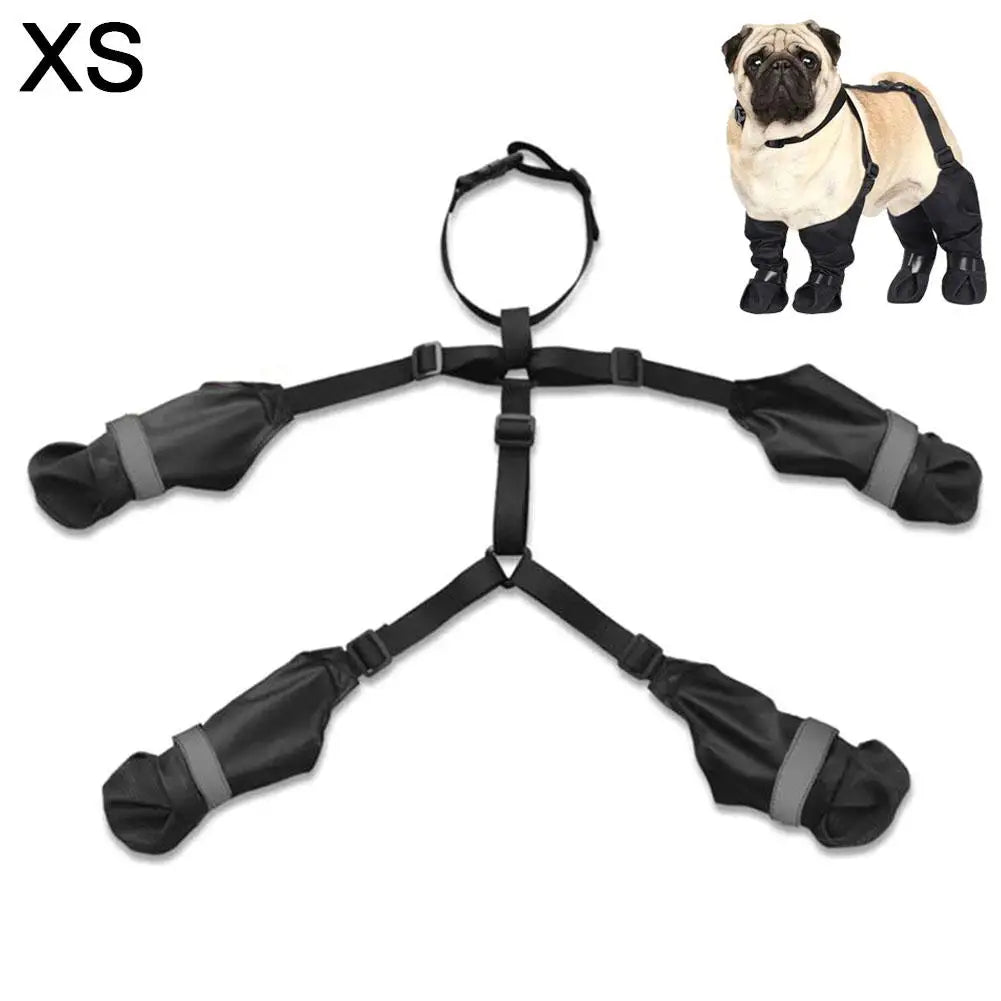 Non-Slip Waterproof Rain Boots for Dogs