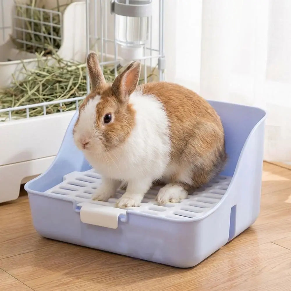 Splash-Proof Rabbit & Small Pet Litter Box