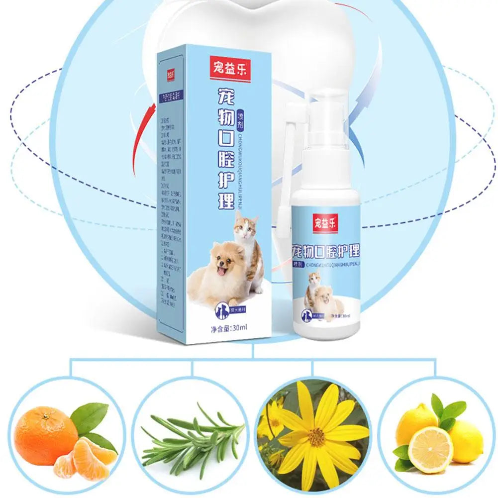 Pet Oral Spray for Tartar & Bad Breath Control