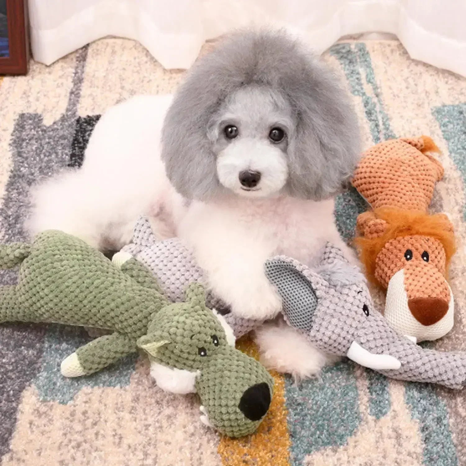 Plush Squeaky Stuffed Chew Toy for Dogs