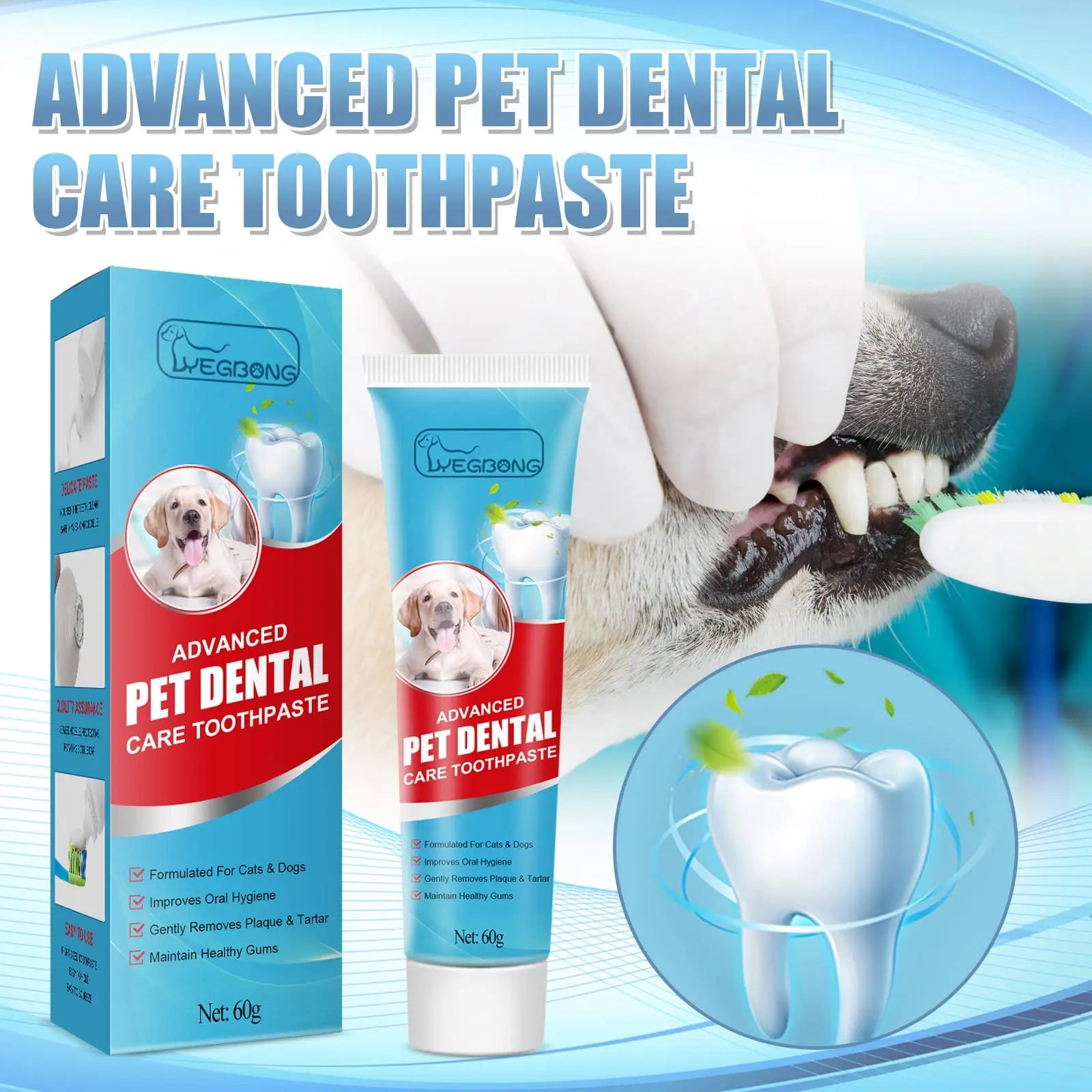 Edible Toothpaste for Dogs — Fresh Breath & Gum Health