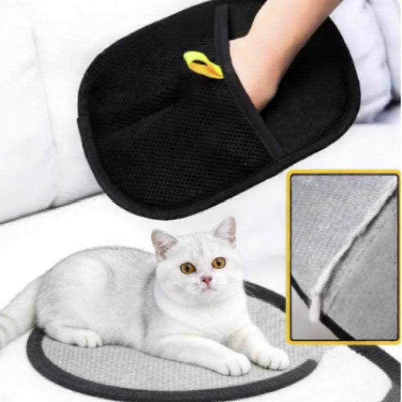 Pet Hair Removal Grooming Glove for Sofas & Clothes