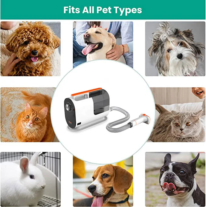 Professional 7-Piece Pet Grooming Clipper Kit