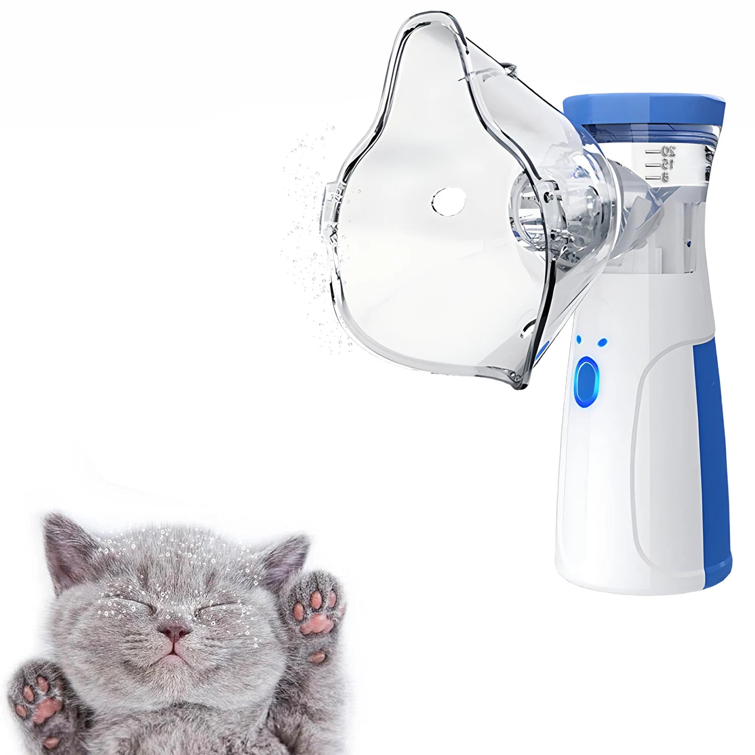 Handheld Pet Nebulizer for Respiratory Relief