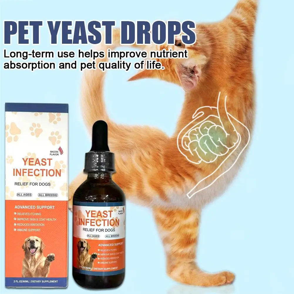 Yeast Probiotic Drops for Pet Gut Health