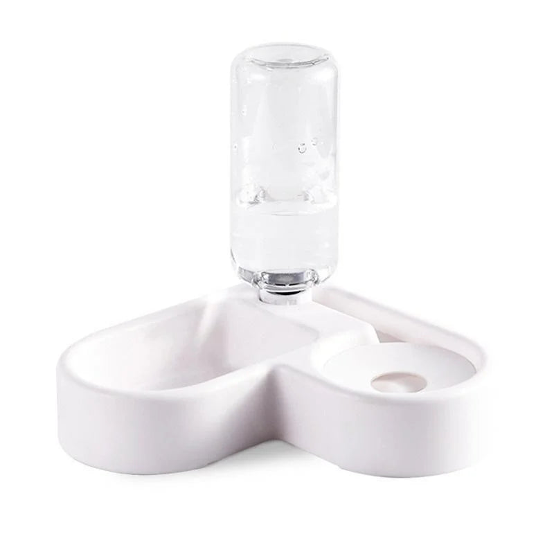 500ml Portable Auto-Refill Pet Food & Water Bowl