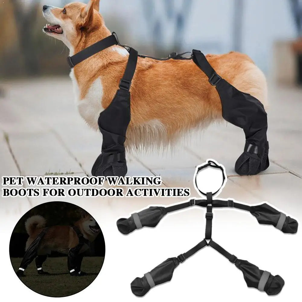 Non-Slip Waterproof Rain Boots for Dogs