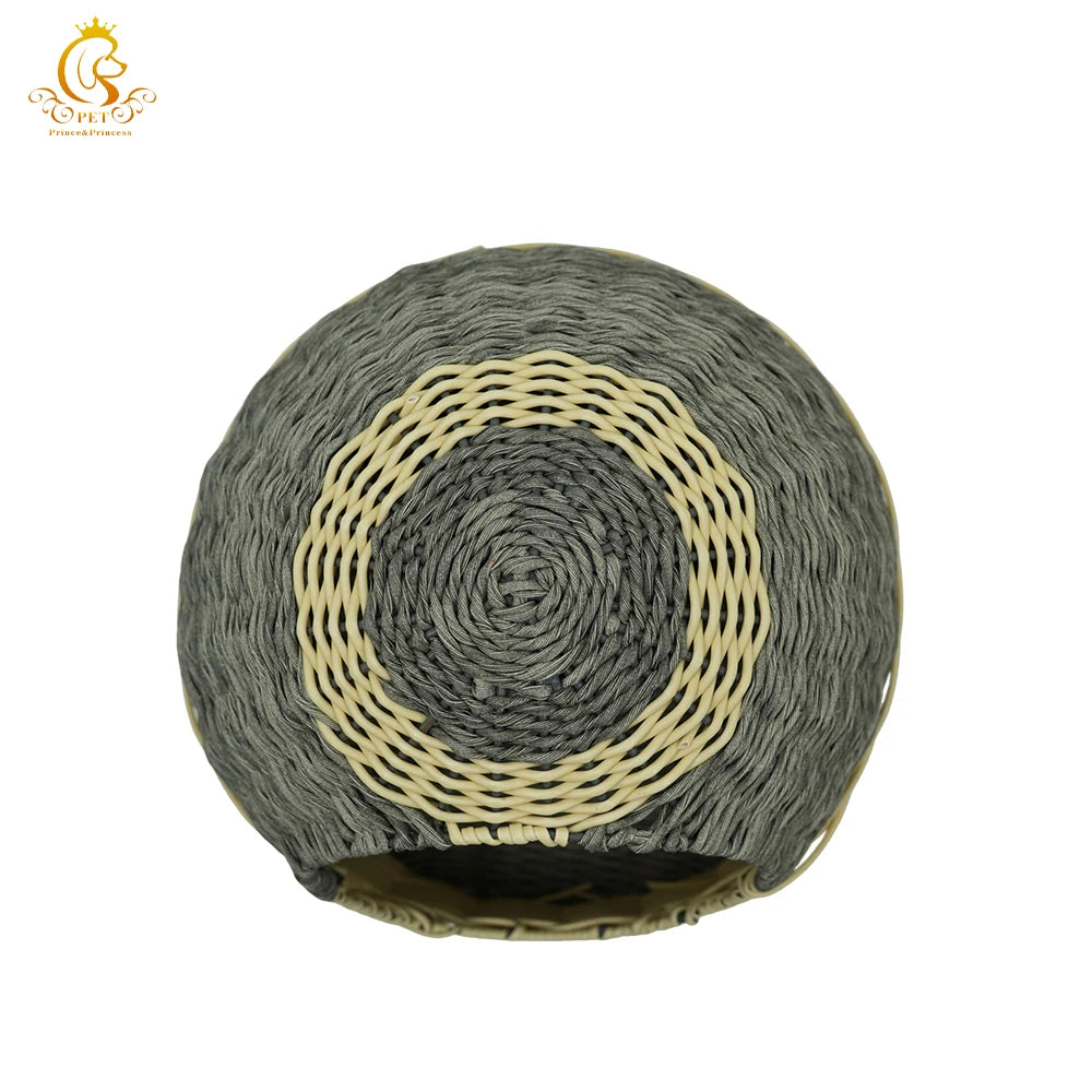 Rattan Pet House for Small Dogs & Cats
