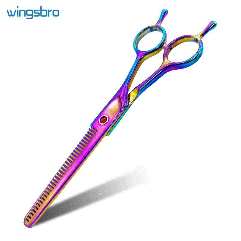 7-Inch Curved Grooming Scissors for Dogs