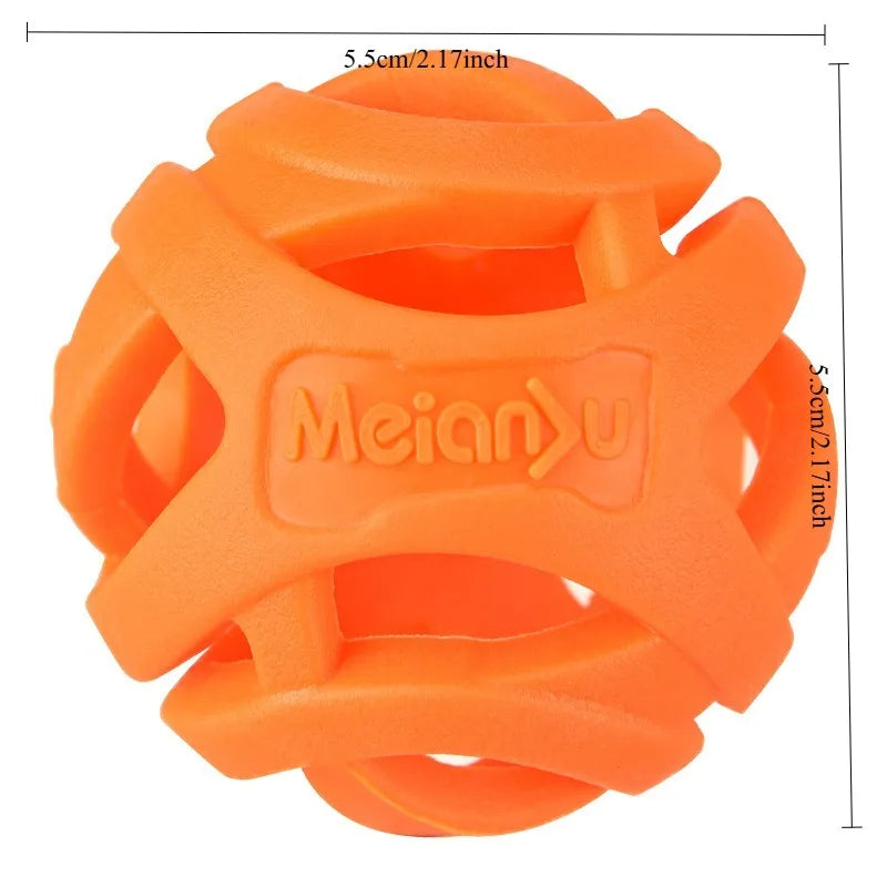 Hollow Rubber Chew & Training Ball for Pets