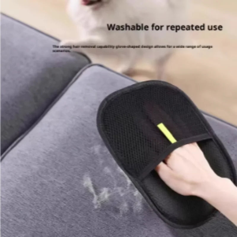 Pet Hair Removal Grooming Glove for Sofas & Clothes