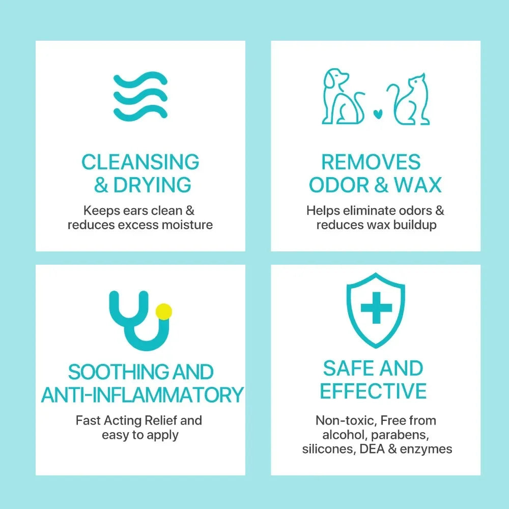 Pet Ear Powder for Easy Hair Removal & Ear Health