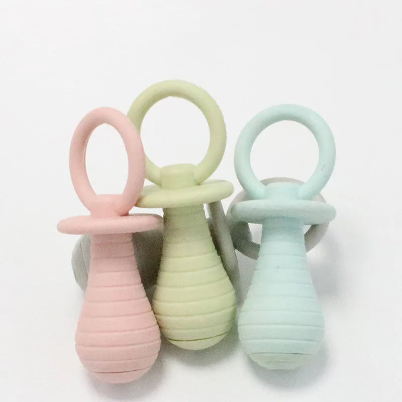 Rubber Pacifier Squeaky Toy for Puppies & Kittens