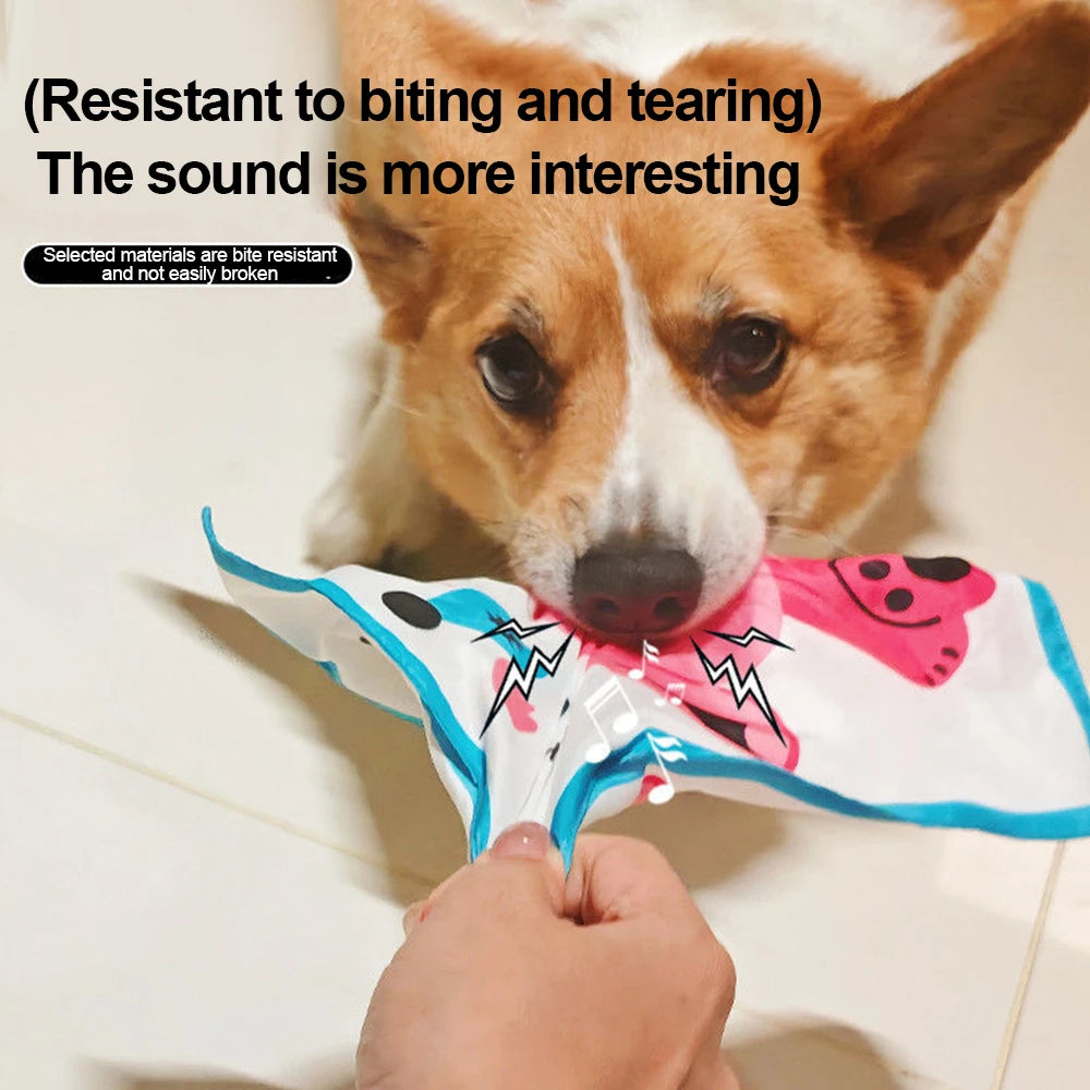 Crinkle Squeaky Boredom Buster Toy for Dogs