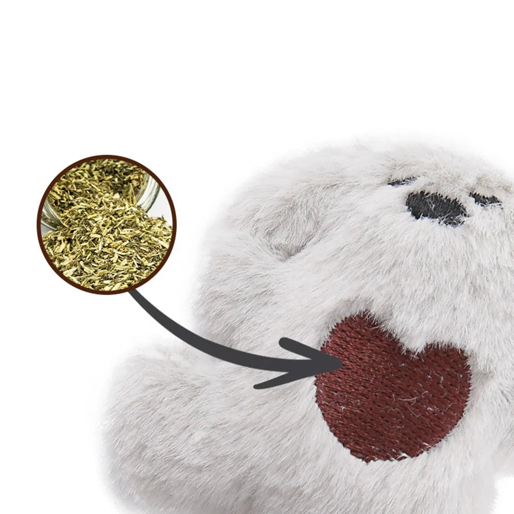 Puppy & Kitten Teething Toy with Catnip & Crinkle Paper