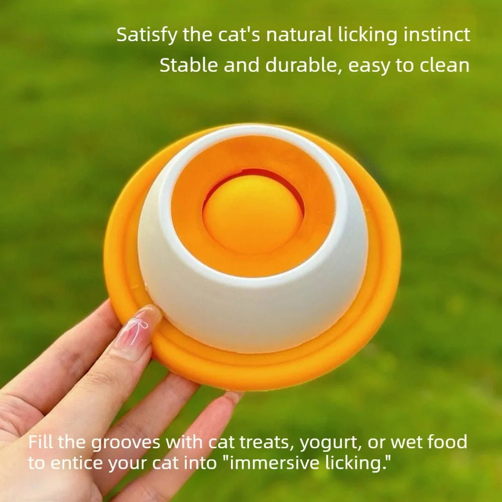 Lick Mat & Slow Feeder Bowl for Dogs & Cats