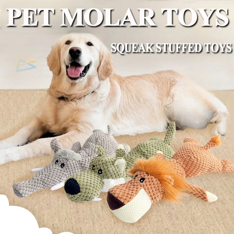 Plush Squeaky Stuffed Chew Toy for Dogs