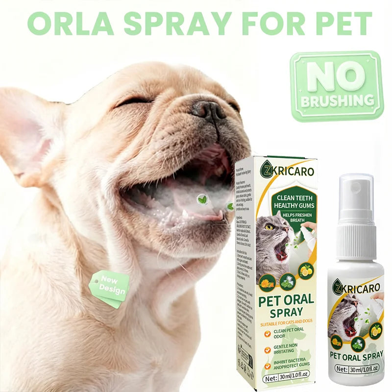 Natural No-Brush Pet Oral Care Spray