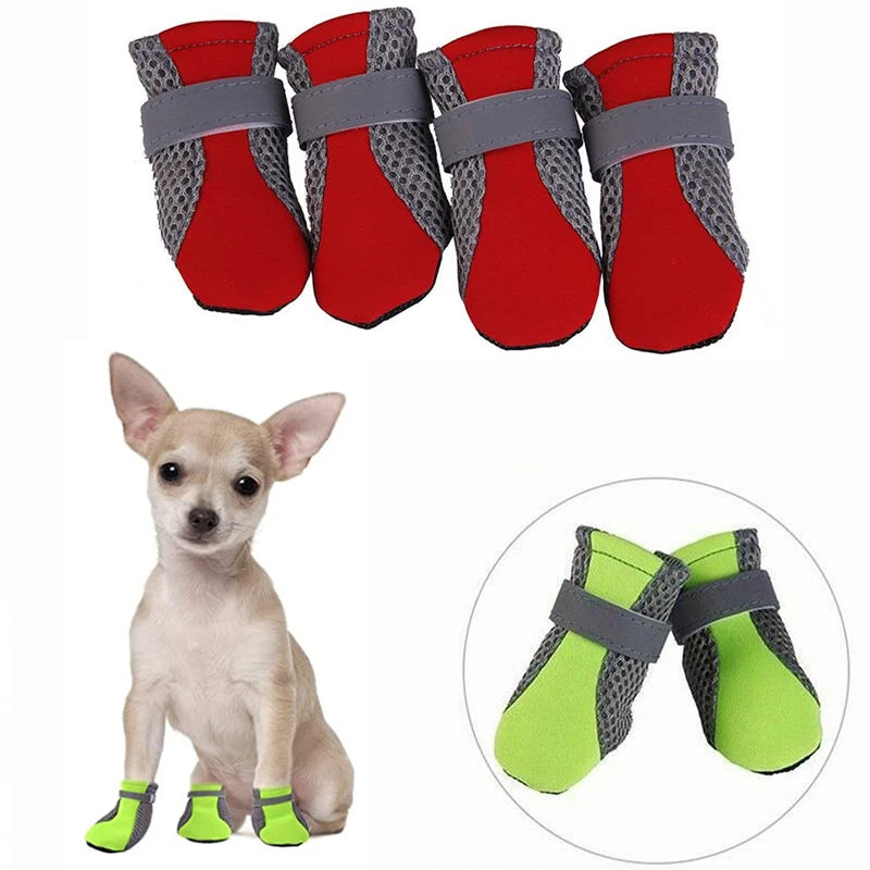 Breathable Waterproof Summer Shoes for Small & Medium Dogs