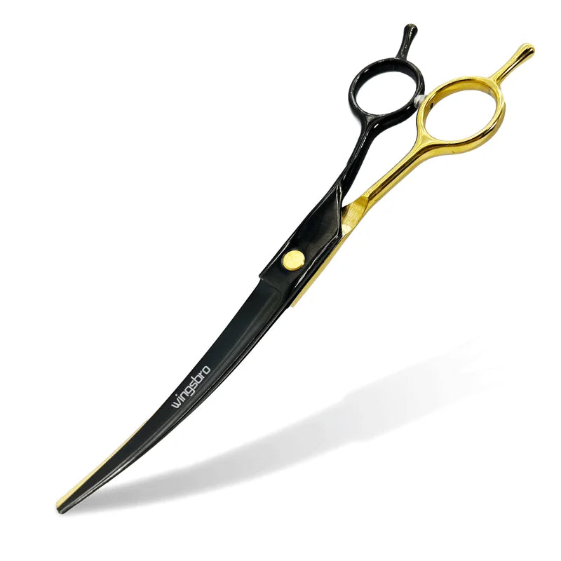 7-Inch Curved Grooming Scissors for Dogs