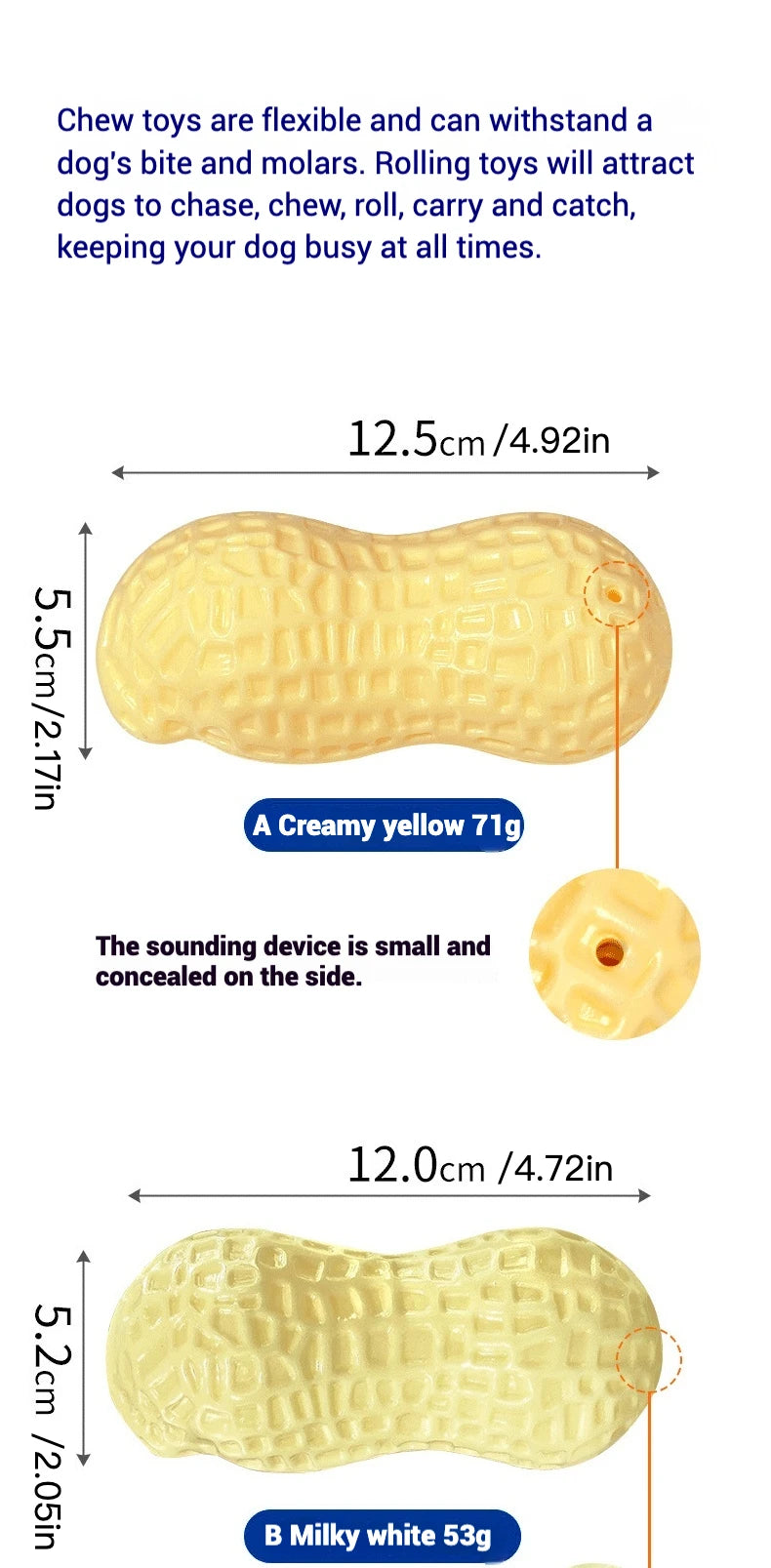 Vegetable-Series TPR Chew Toy for Dogs