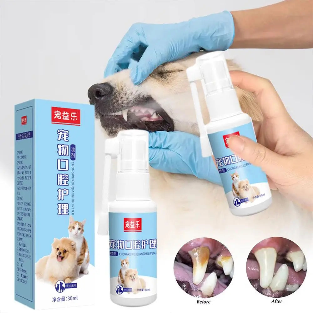 Pet Oral Spray for Tartar & Bad Breath Control