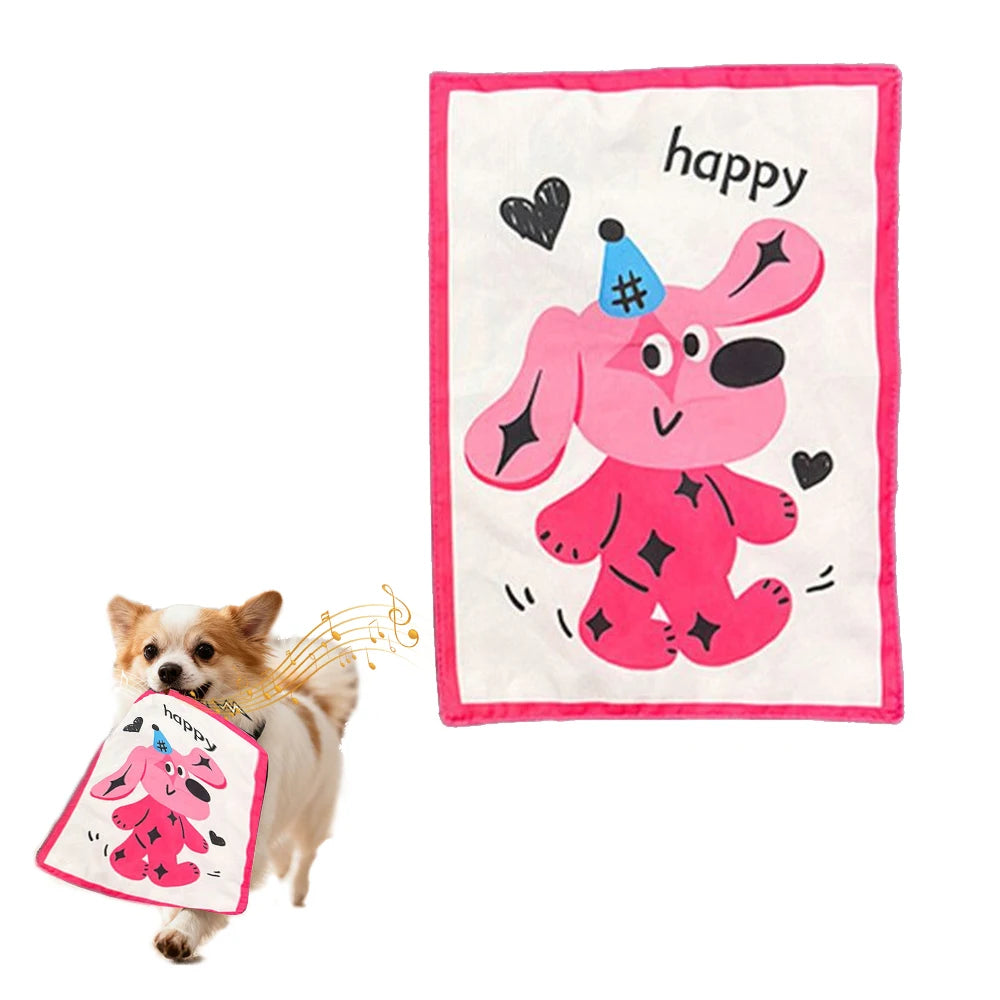 Crinkle Squeaky Boredom Buster Toy for Dogs