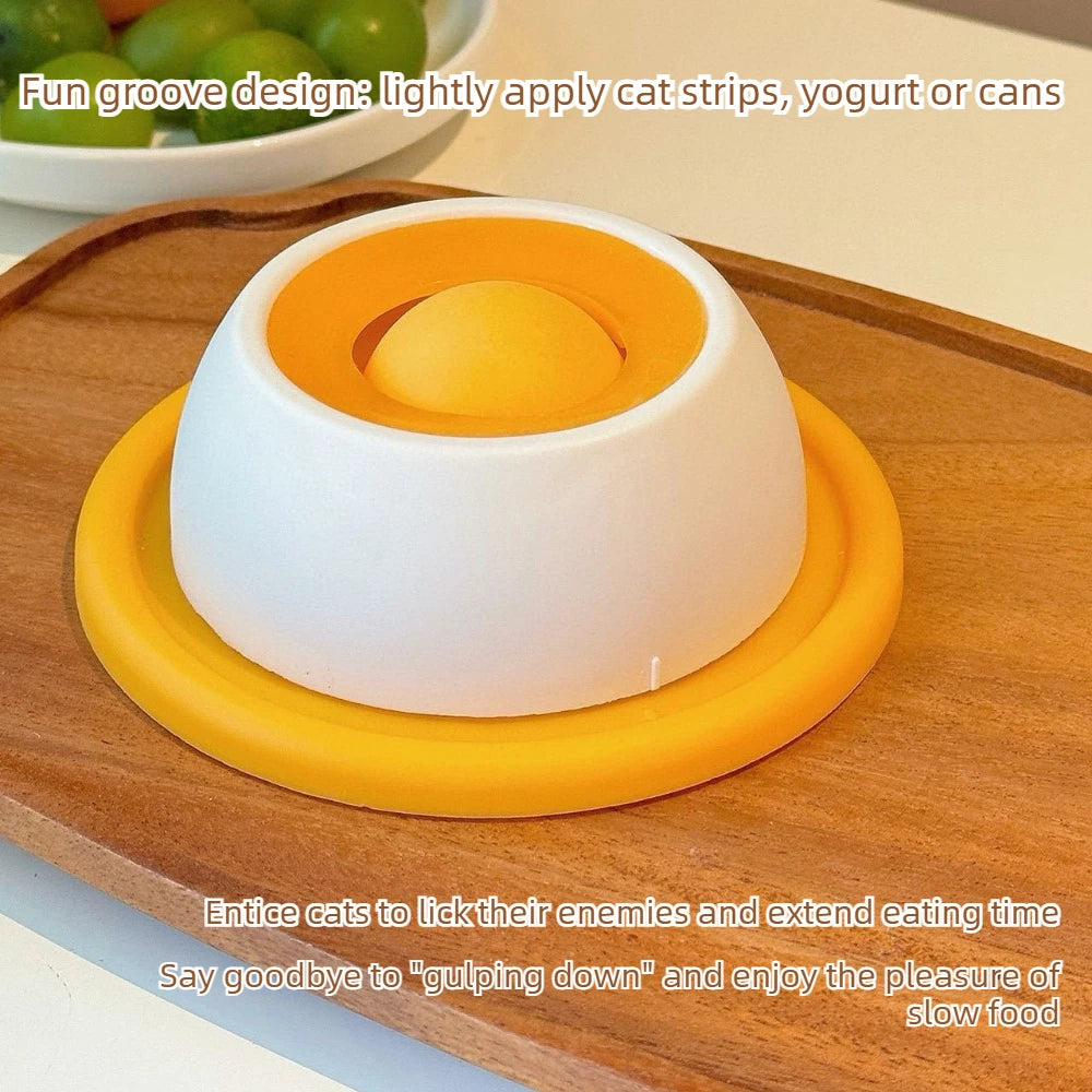 Lick Mat & Slow Feeder Bowl for Dogs & Cats