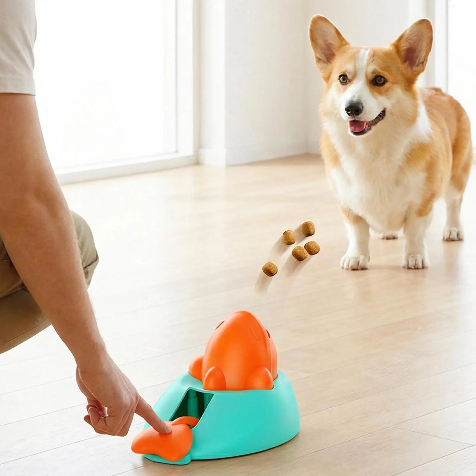 Interactive Treat Dispenser & Training Feeder for Pets