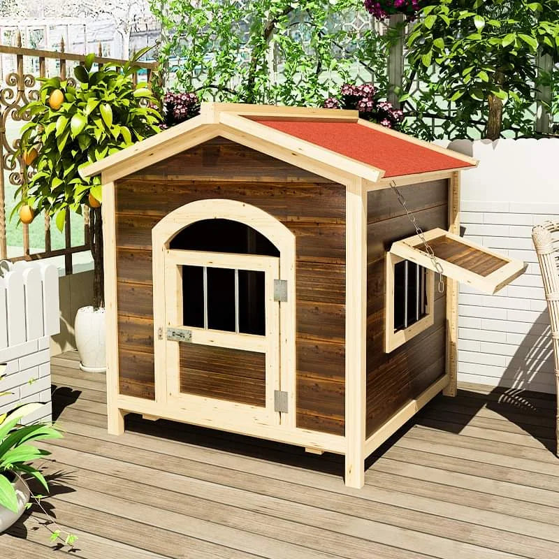 Large Wooden Outdoor Dog House
