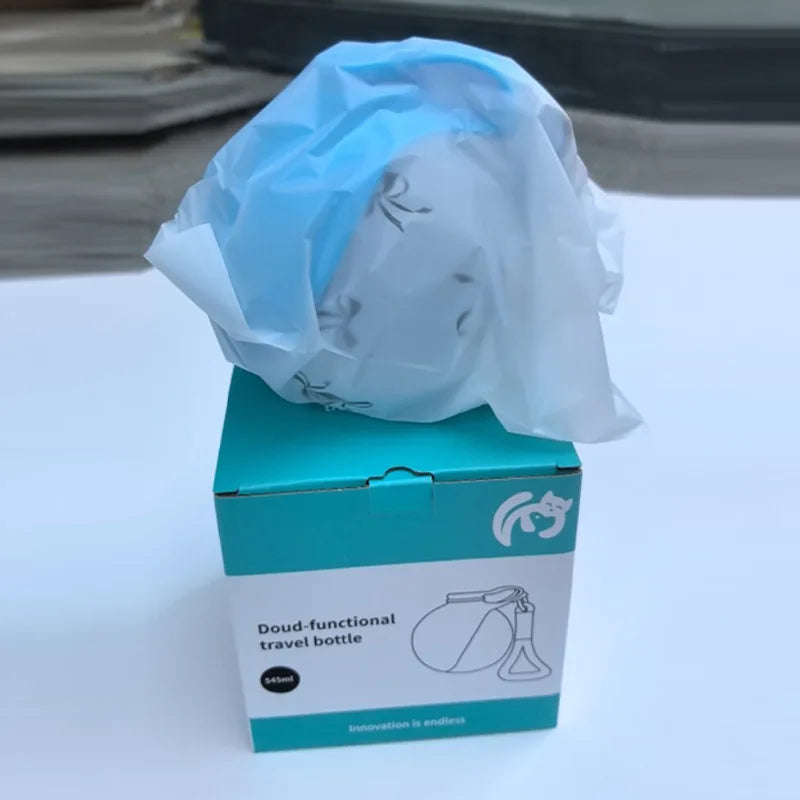 Spherical Foldable Outdoor Water Dispenser for Pets