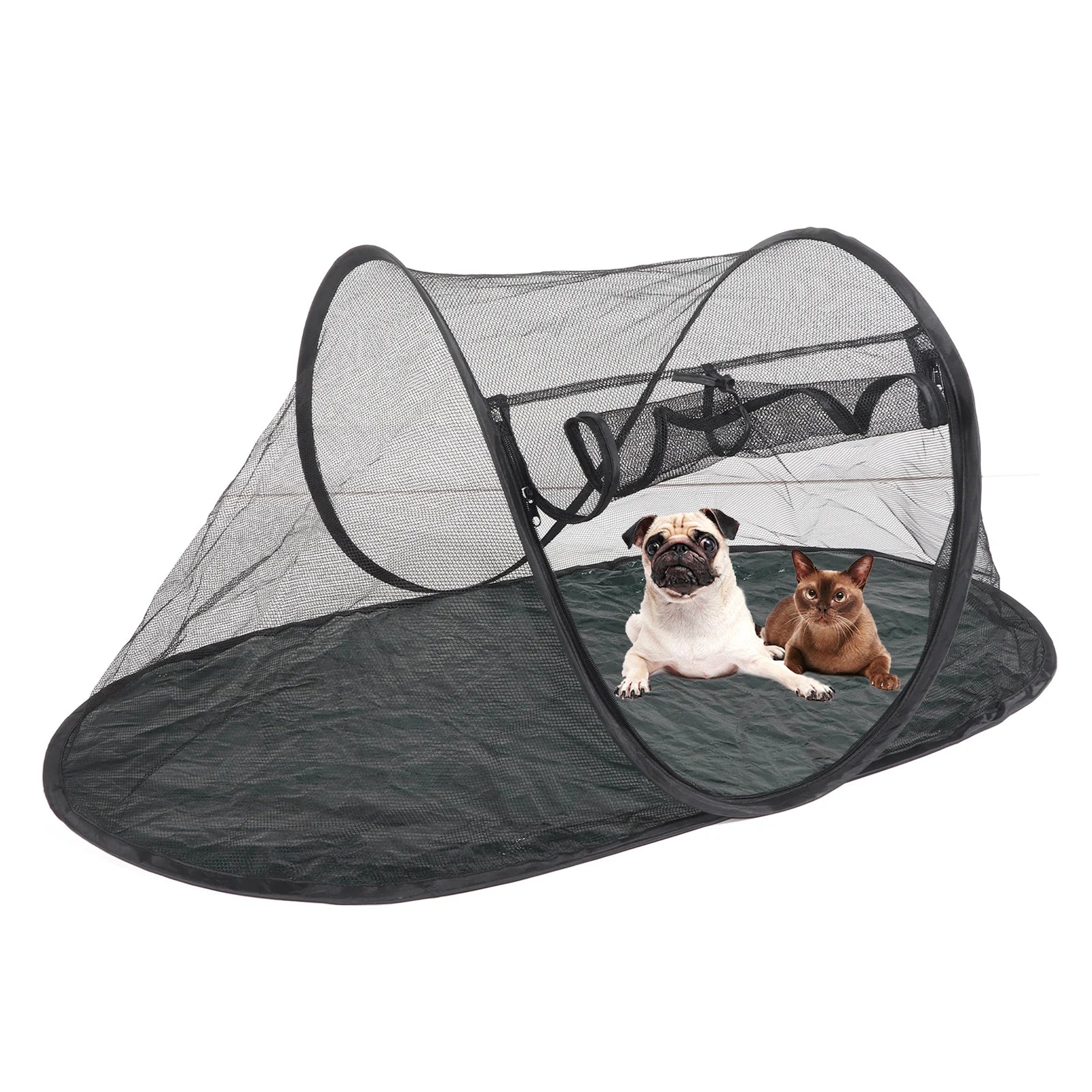 Foldable Breathable Outdoor Cat & Dog Enclosure Tent