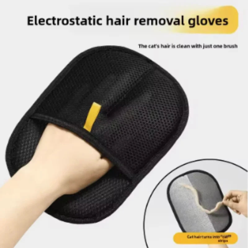 Pet Hair Removal Grooming Glove for Sofas & Clothes