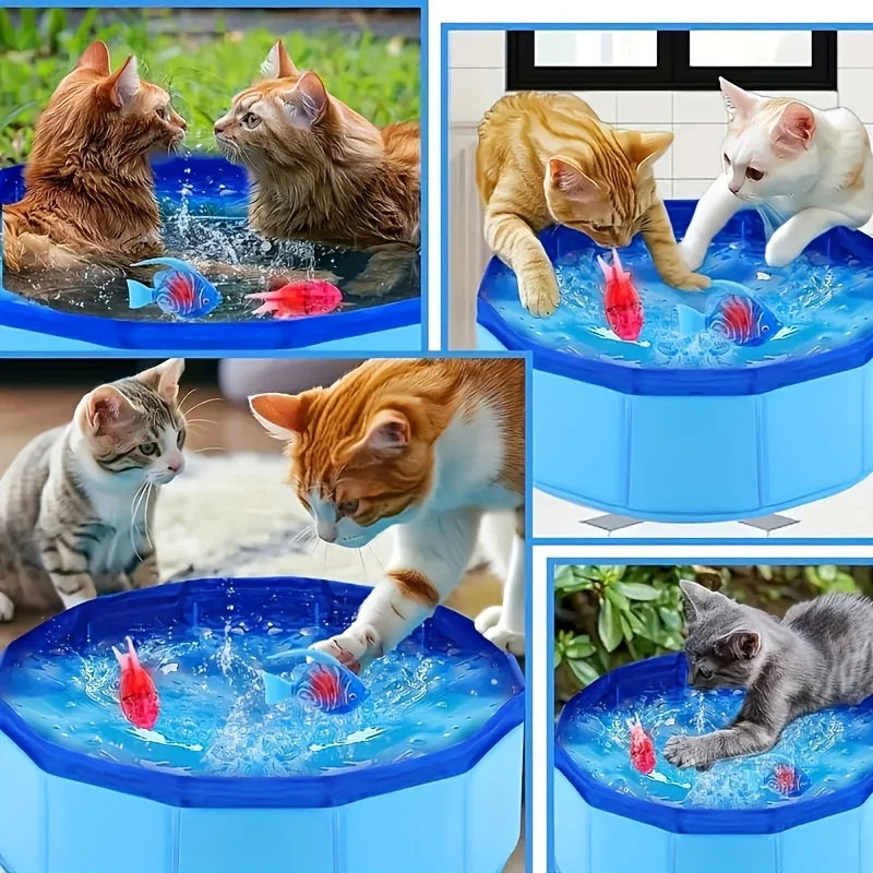 Outdoor Pet Splash Pool for Cats & Dogs