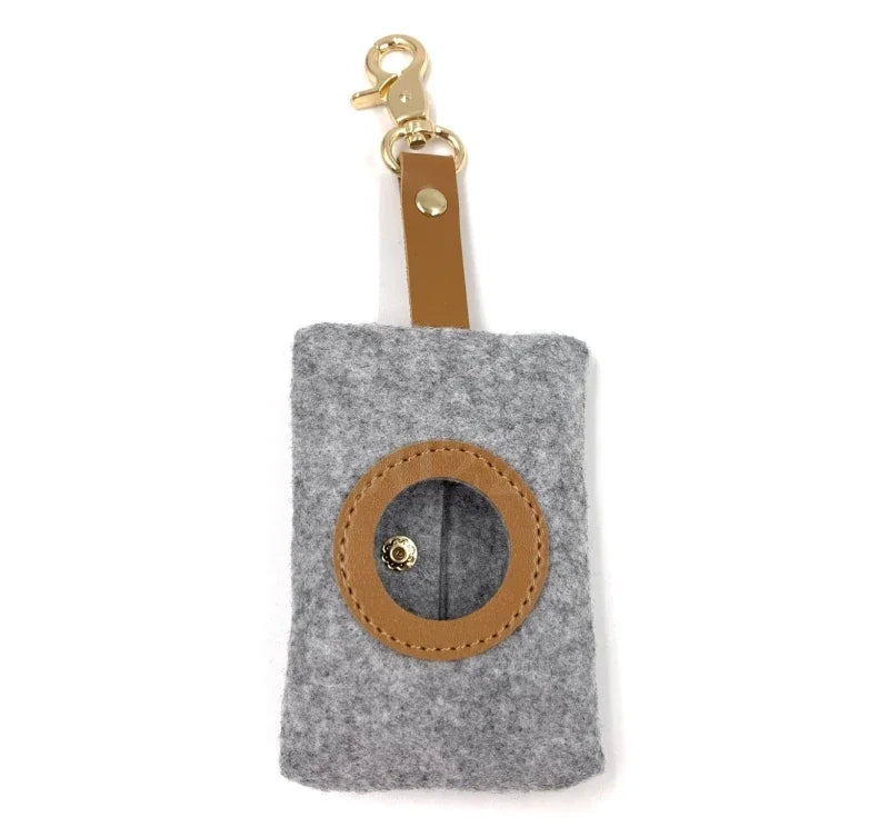 Poop Bag Dispenser with Reflective Handle