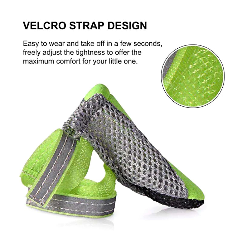 Breathable Waterproof Summer Shoes for Small & Medium Dogs