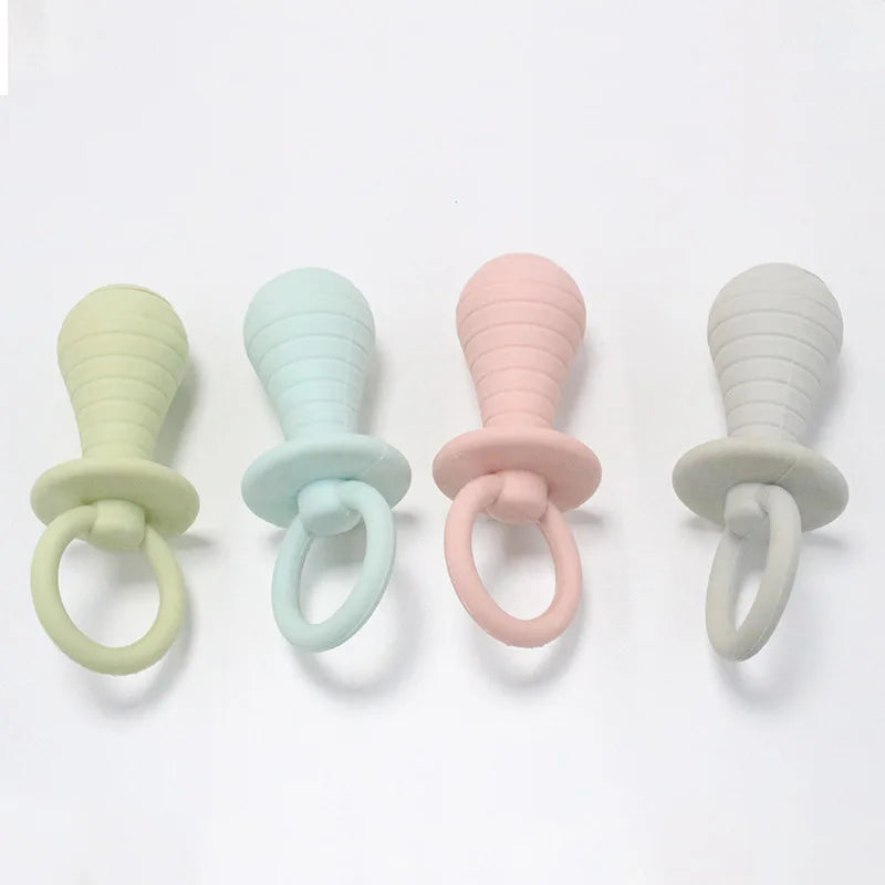 Rubber Pacifier Squeaky Toy for Puppies & Kittens