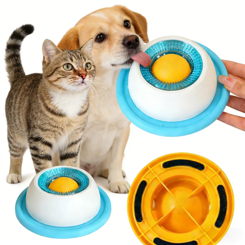 Lick Mat & Slow Feeder Bowl for Dogs & Cats