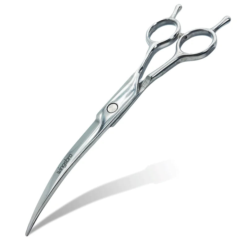 7-Inch Curved Grooming Scissors for Dogs