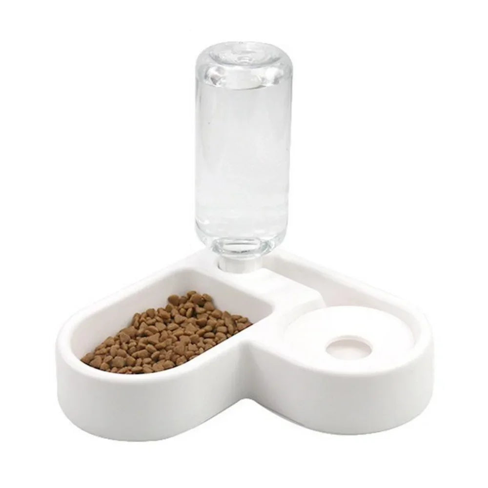 500ml Portable Auto-Refill Pet Food & Water Bowl