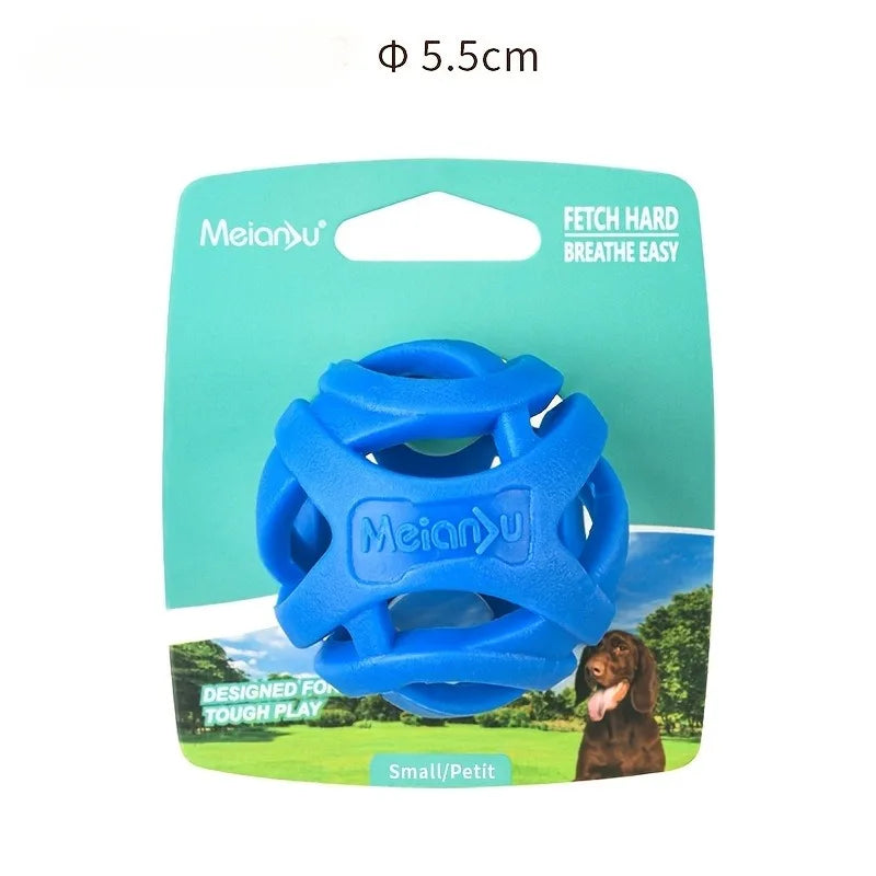 Hollow Rubber Chew & Training Ball for Pets
