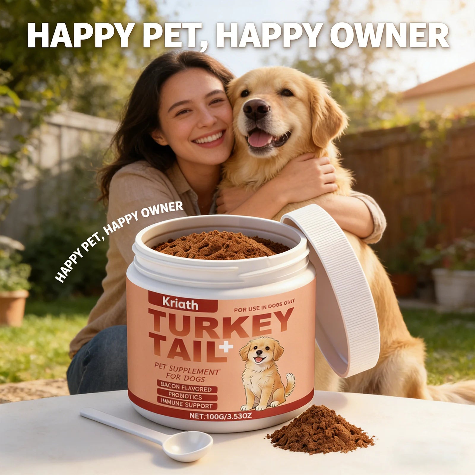 Bacon-Flavour Nutritional Supplement for Dogs & Cats
