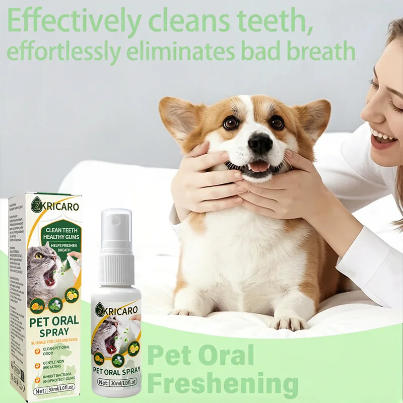Natural No-Brush Pet Oral Care Spray
