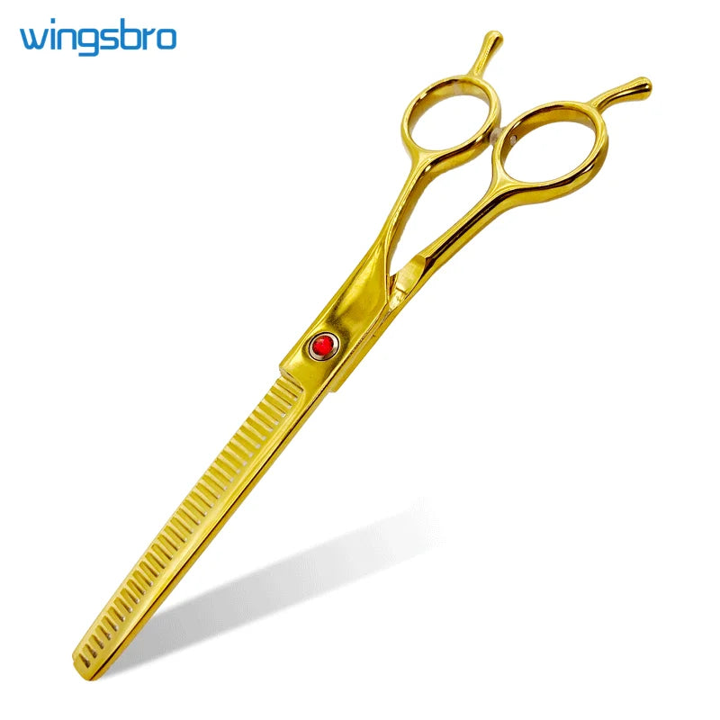 7-Inch Curved Grooming Scissors for Dogs