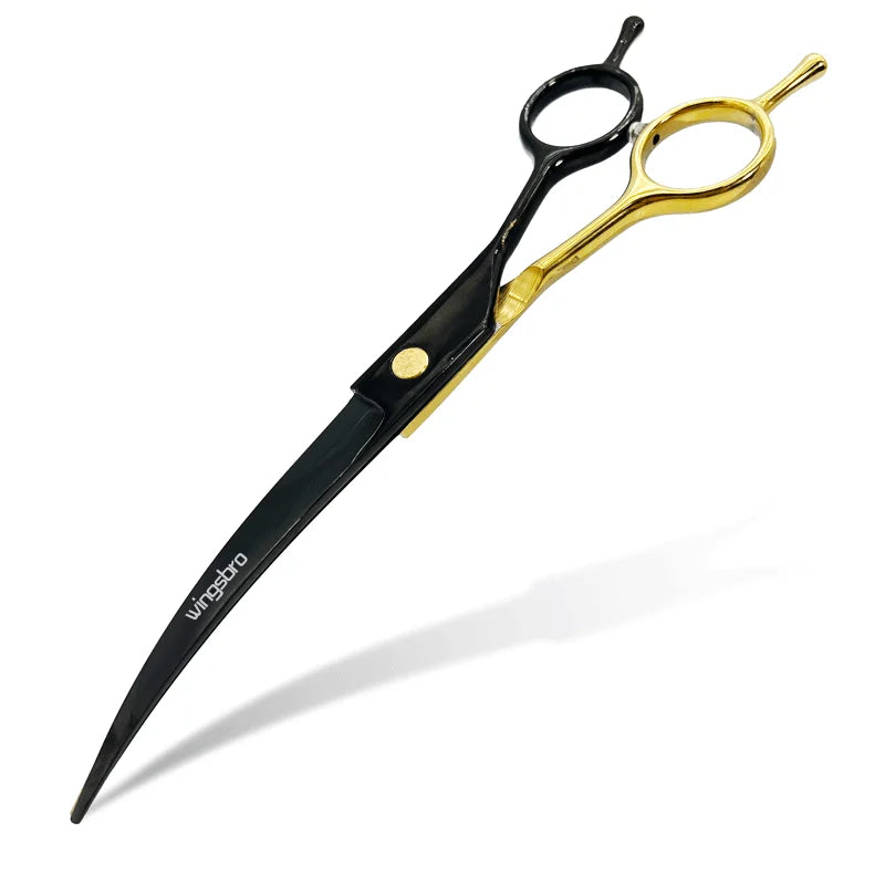 7-Inch Curved Grooming Scissors for Dogs