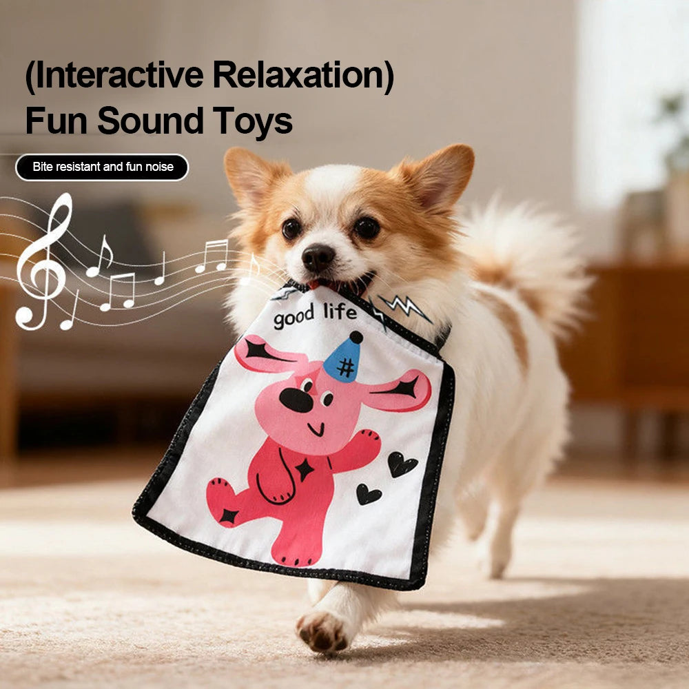 Crinkle Squeaky Boredom Buster Toy for Dogs