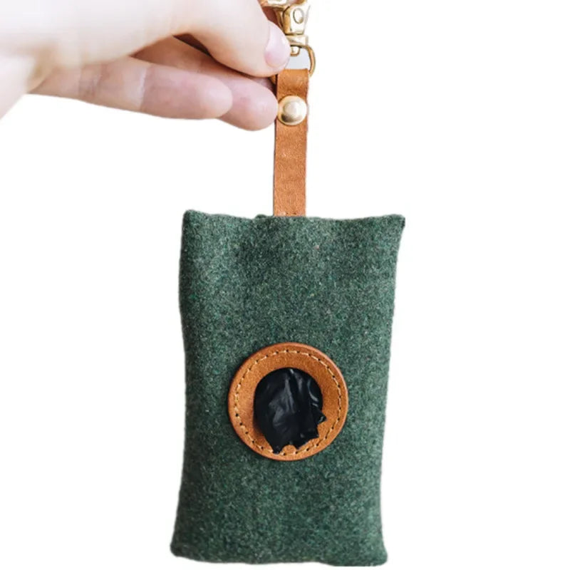 Poop Bag Dispenser with Reflective Handle