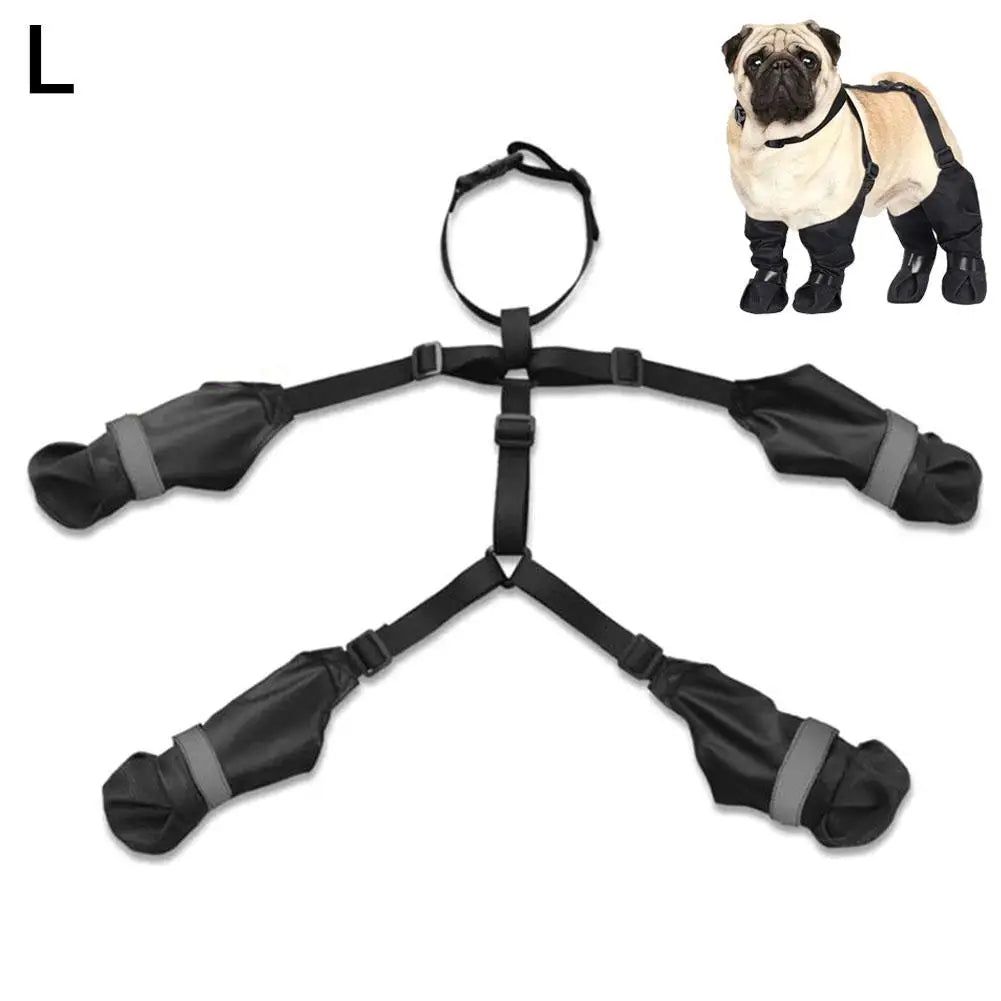 Non-Slip Waterproof Rain Boots for Dogs