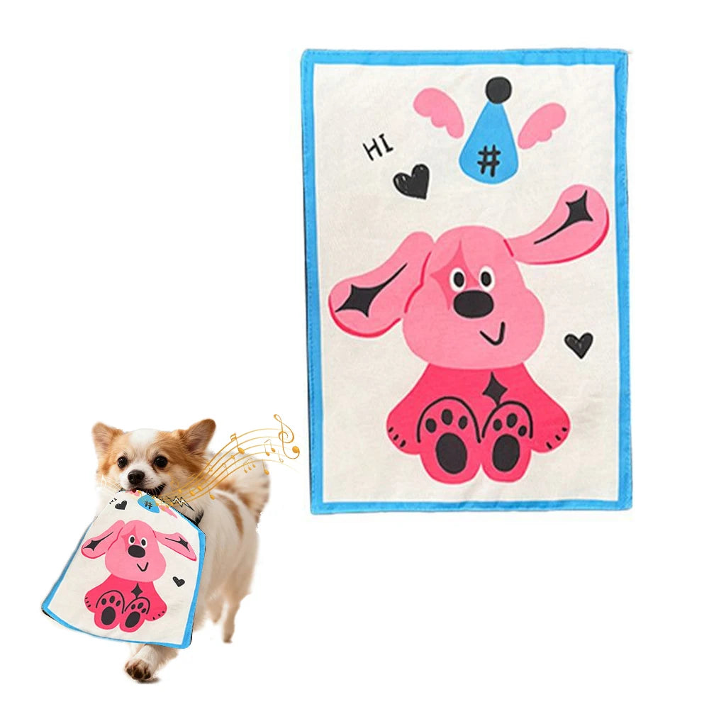 Crinkle Squeaky Boredom Buster Toy for Dogs