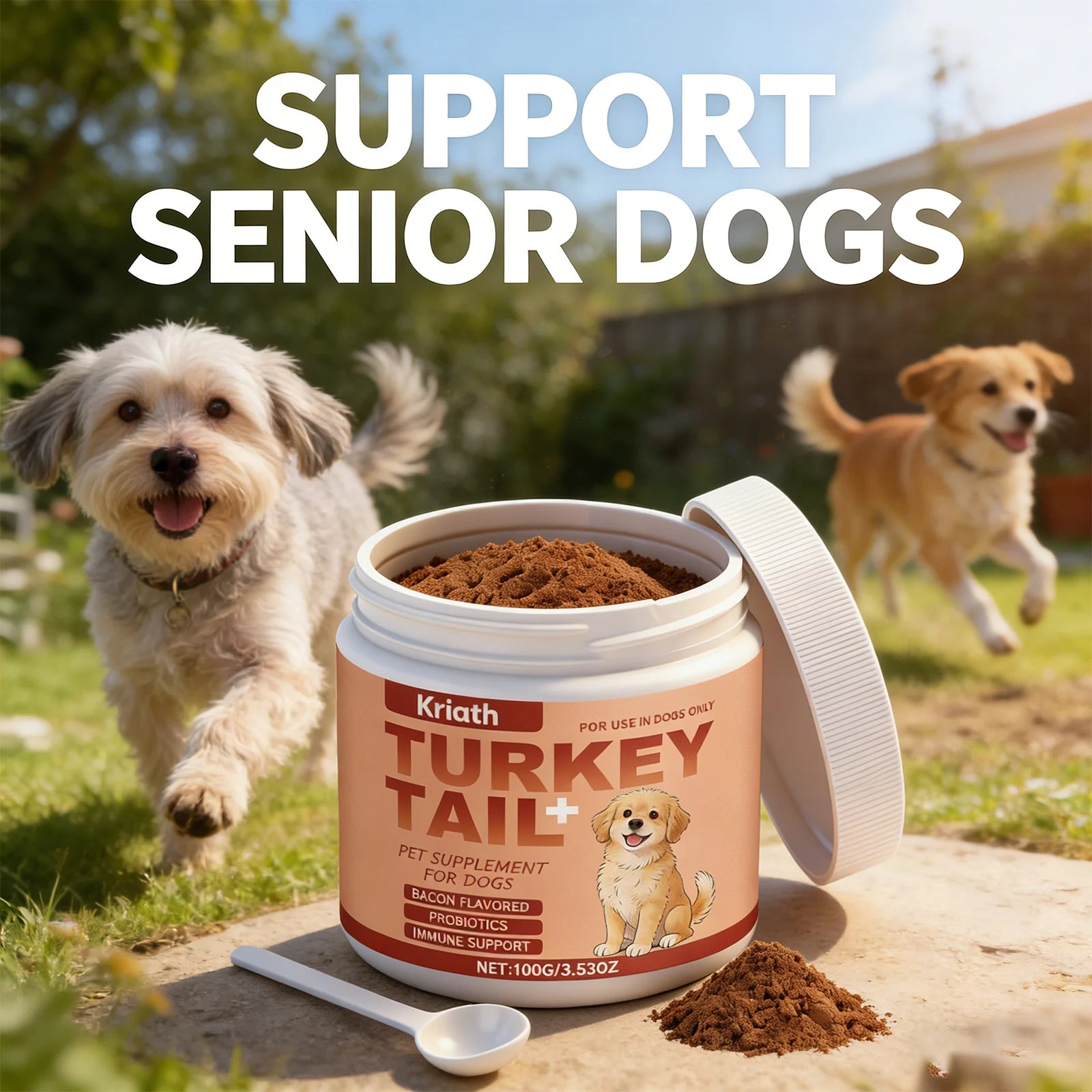 Bacon-Flavour Nutritional Supplement for Dogs & Cats